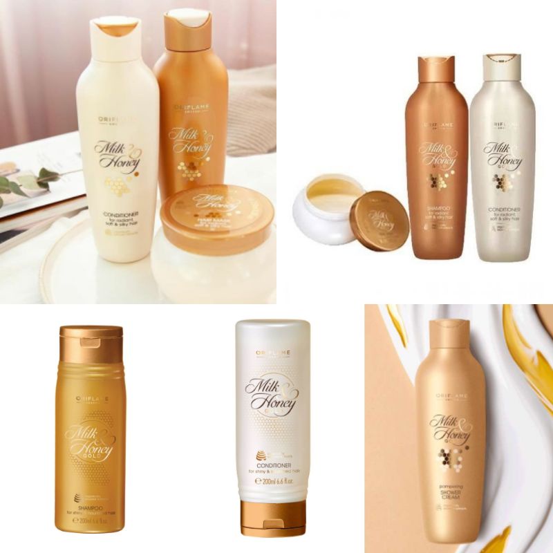 Milk&amp; Honey Gold Shampoo/Conditioner/Hair Mask for Radiant, Soft &amp; Silky Hair//Milk&amp; Honey Gold Pampering Shower Cream/Milk&amp;Honey Gold Shampoo/Conditioner