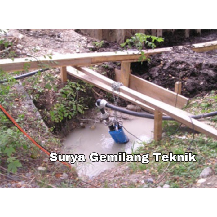 Pompa Celup Lumpur Dewatering 15Hp Rotor Ktz 411 Submersible Ktz411