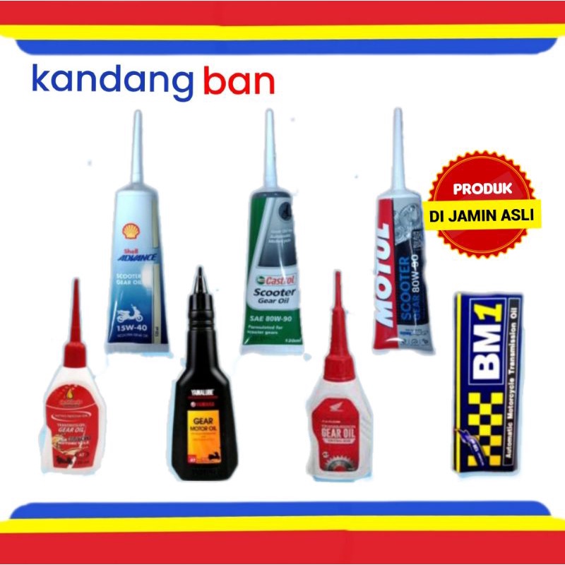 OLI GEAR MATIC VARIASI MERK HONDA, MOTUL, SHELL, CASTROL, YAMALUBE, BM 1,PETROASIA, DI JAMIN BARANG ASLI, BUAT SEMUA MATIC