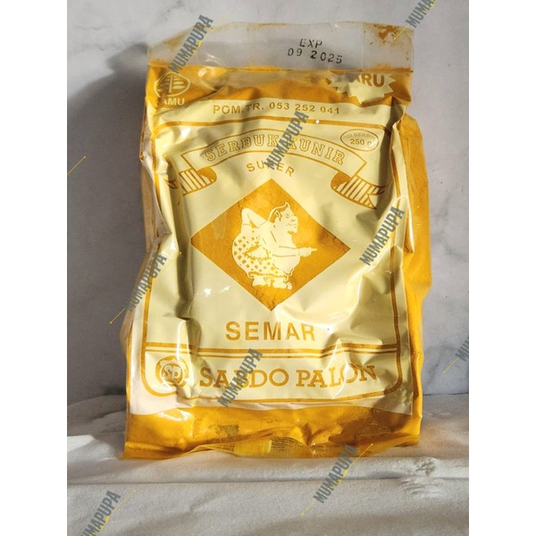 Bubuk KUNYIT (SERBUK KUNIR) Sabdo Palon - 250 Gram