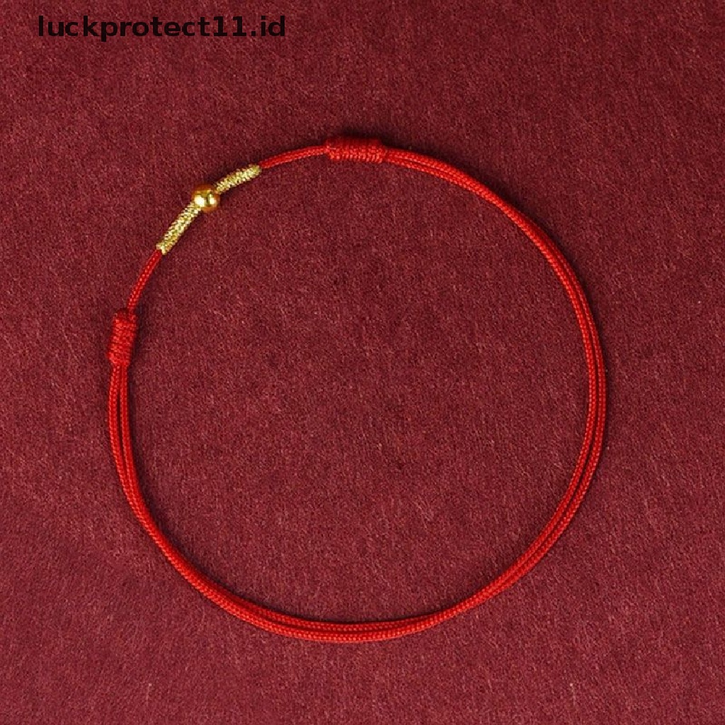 /Fashion Hot// Fashion// Fashion Handmade Gelang Tali Merah Keberuntungan Bangle Wanita Pria Kekasih Sahabat Beruntung Gelang Kaki Ukuran Adjust.