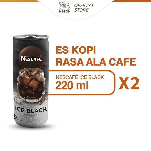 

NESCAFE Kopi Minuman Kaleng Rasa Ice Black 220mlx2pcs