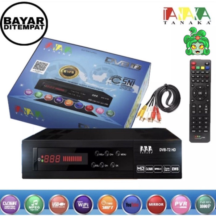 Set Top Box TV Digital GOLDSAT SONIC DVB-T2 STB BERMUTU
