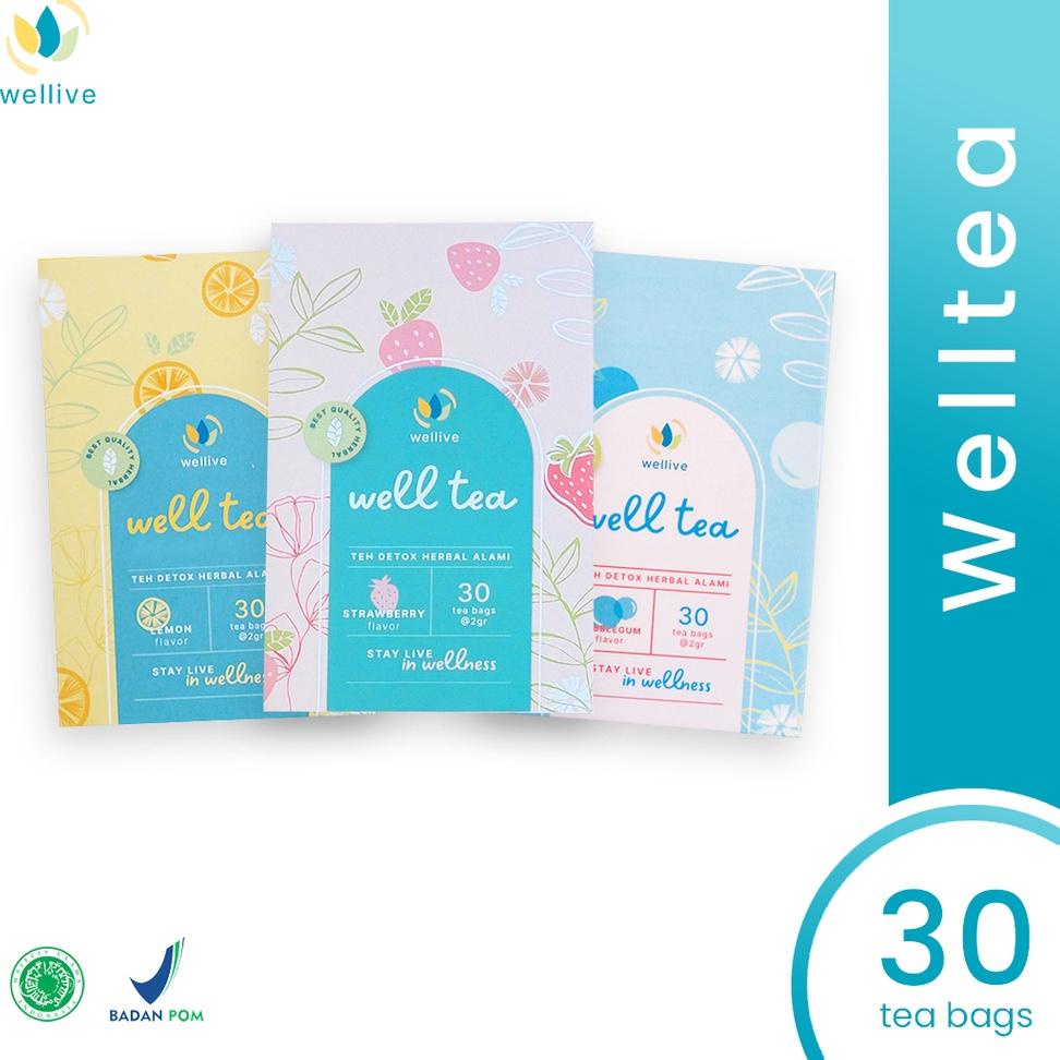 

[I-D4D[☎] WELLTEA - Teh detox - Teh Herbal - Isi 30 murah