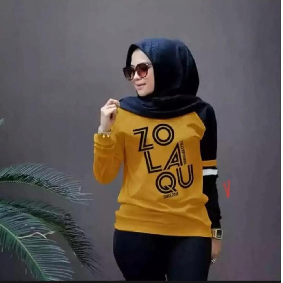 [M-H9H-♥☞] Kaos lengan panjang zolaqu/ kaos hijab/ baju hijab/ kaos zolaqu/ baju zolaqu/ kaos wanita