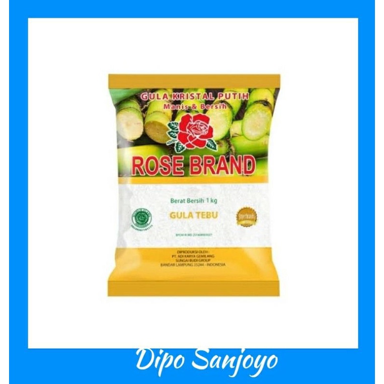 

(RBK) Rose Brand KUNING Gula Pasir 1 kg