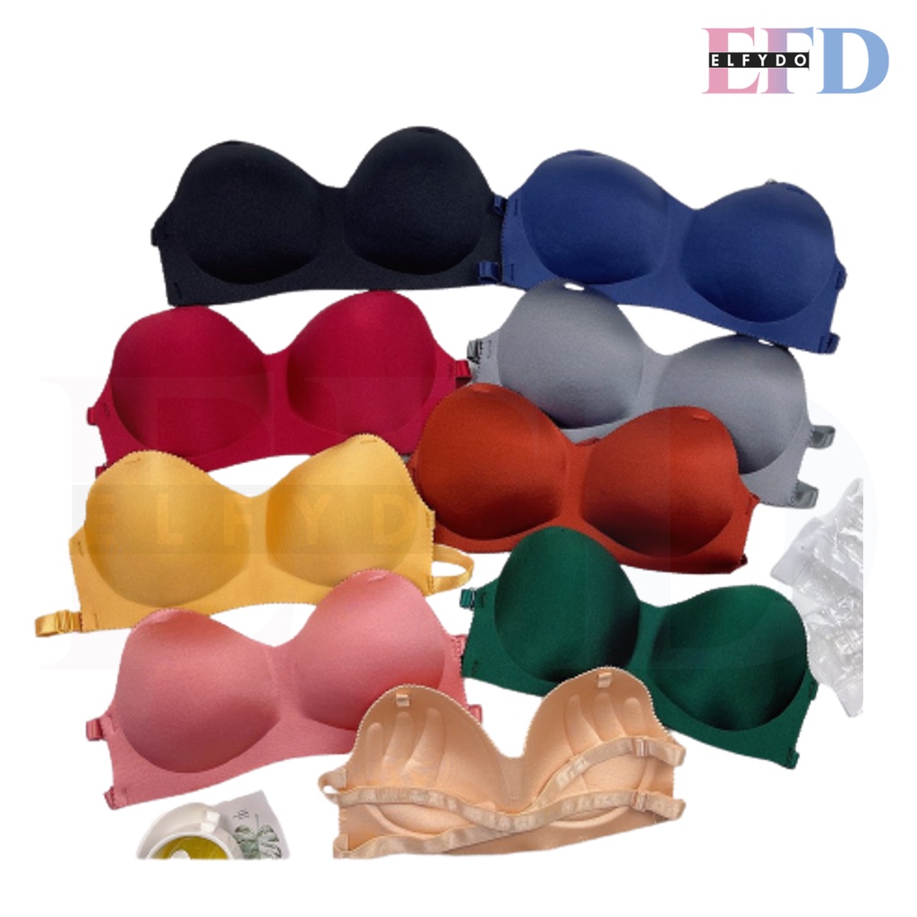 ELFYDO  BRA545 Bra Push Up Party Bra Tanpa Tali Transparant