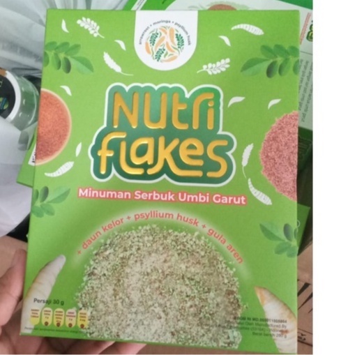 

NUTRI FLAKES SEREAL SEHAT TERAPI ASAM LAMBUNG - NUTRI FLAKES SEREAL UMBI GARUT 280gram