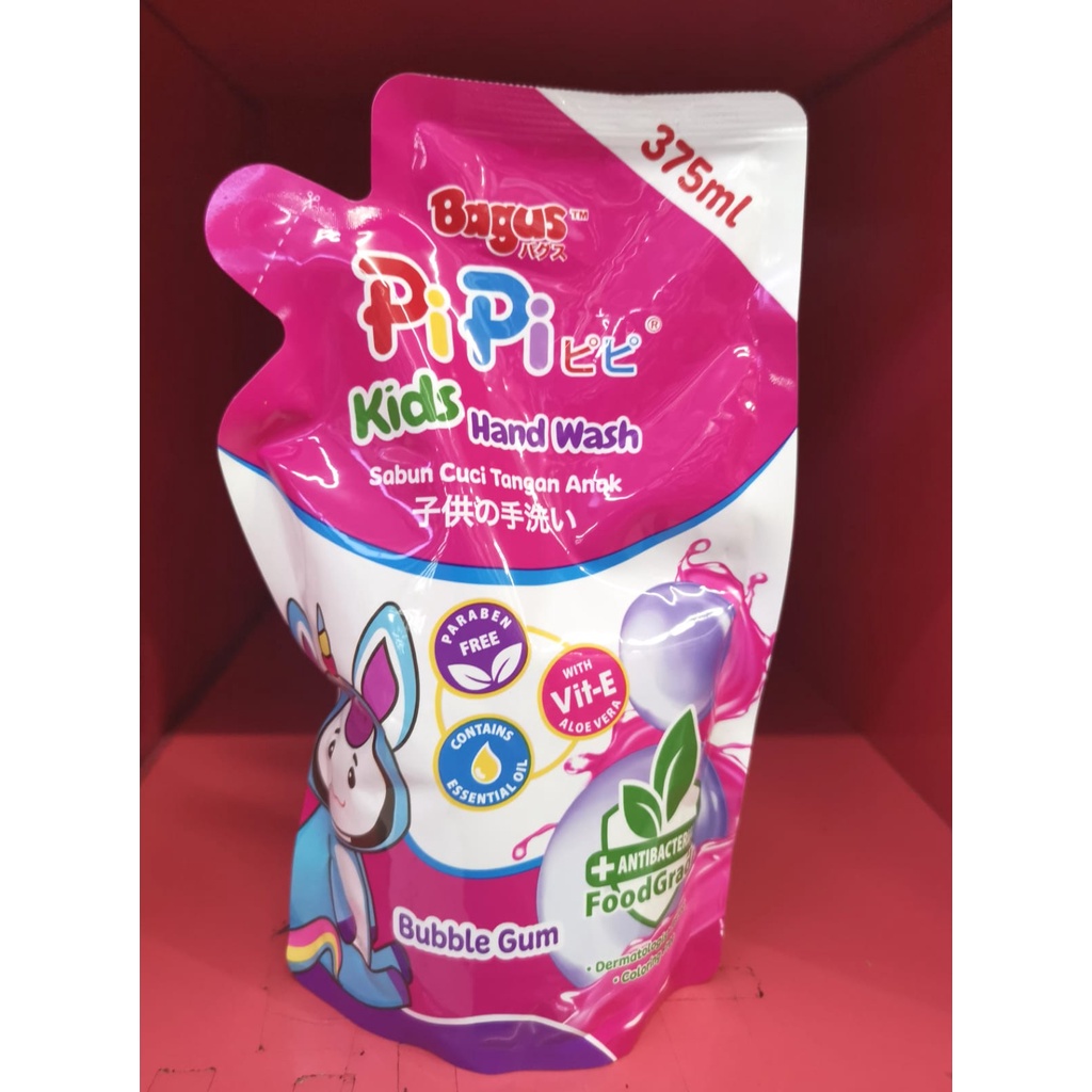 Bagus Pipi Kids Hand Wash 375ml ( ED 281127)