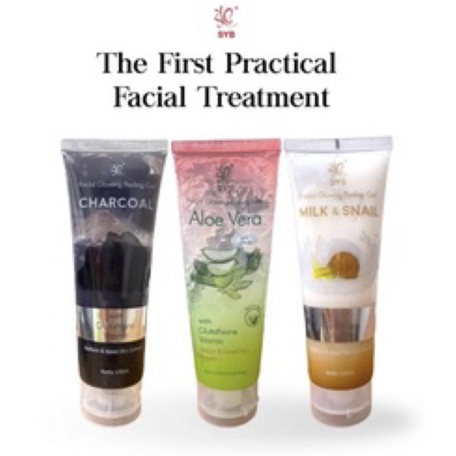 Facial Glowing Peeling Gel ALOEVERA / peeling gel aloevera / peeling gel syb