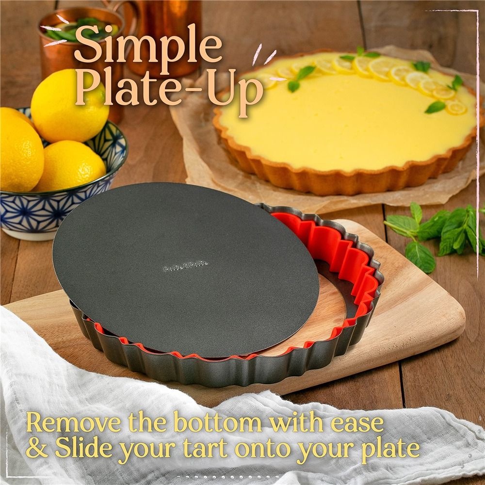 Solighter Loyang Kue Perlengkapan Rumah Panggang Non Stick Cetakan Kue Pastry Kotak Egg Tart Mold