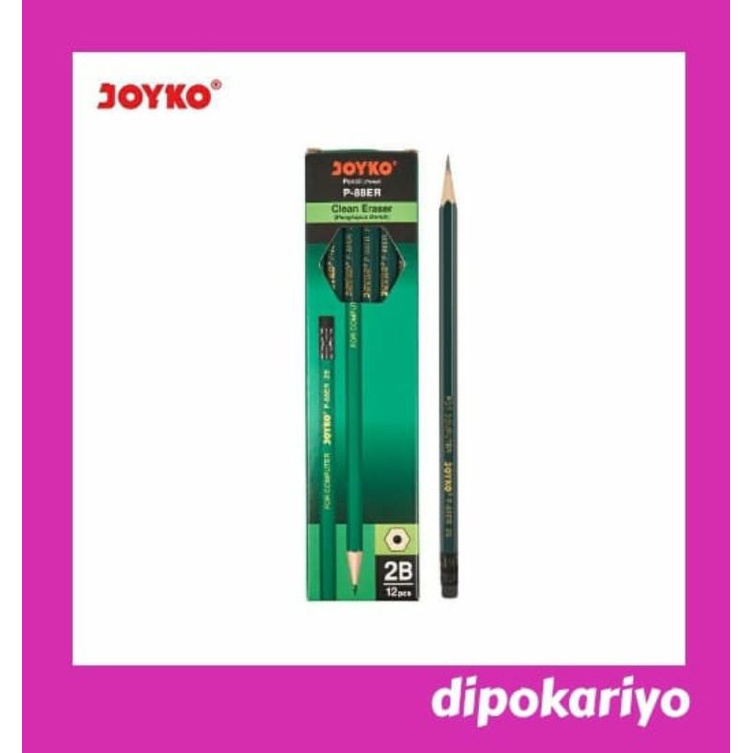 

P 88 ER Pensil 2B Joyko Lusinan (12pcs)