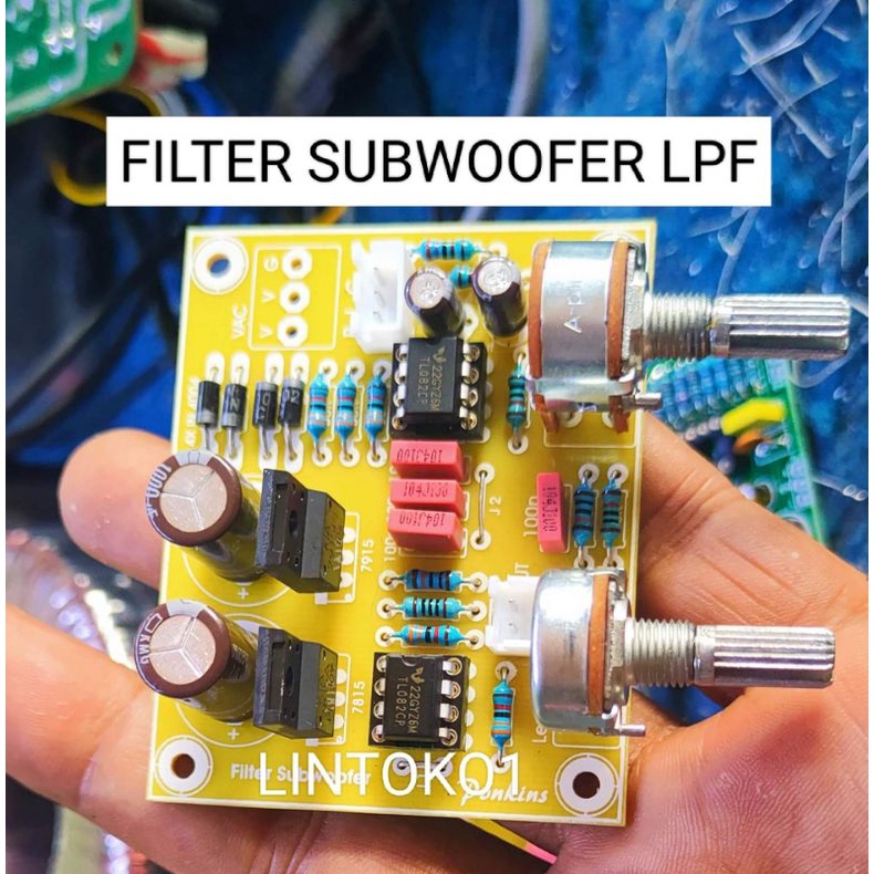 Filter Subwoofer LPF IC TL802 / Subwoofer LPF IC TL082