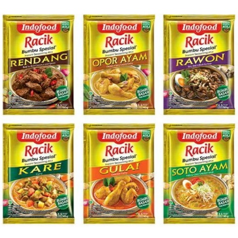 

Bumbu Indofood Racik Spesial 50gr Soto, Rawon, Rendang, Opor, Gulai, Kare