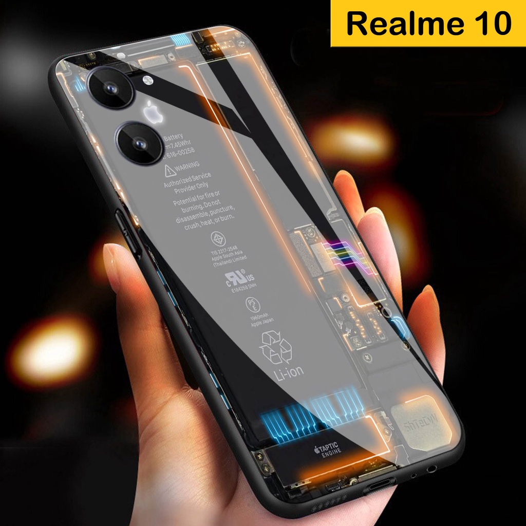 Softcase Glass [S16] REALME 10 4G - casing pelindung - REALME 10 4G - pelindung handphone - REALME 1