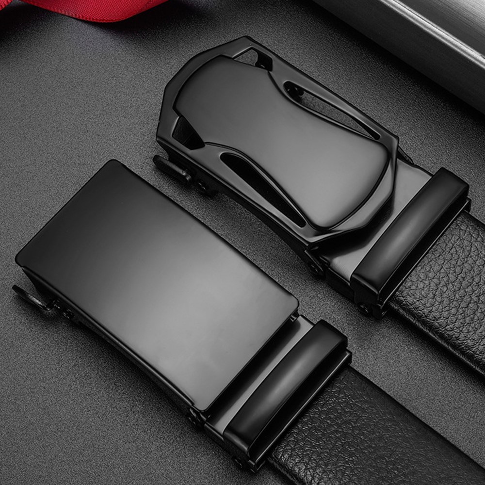 GIOFLO Gesper Pria Keren Formal Casual Black / MBELT 45