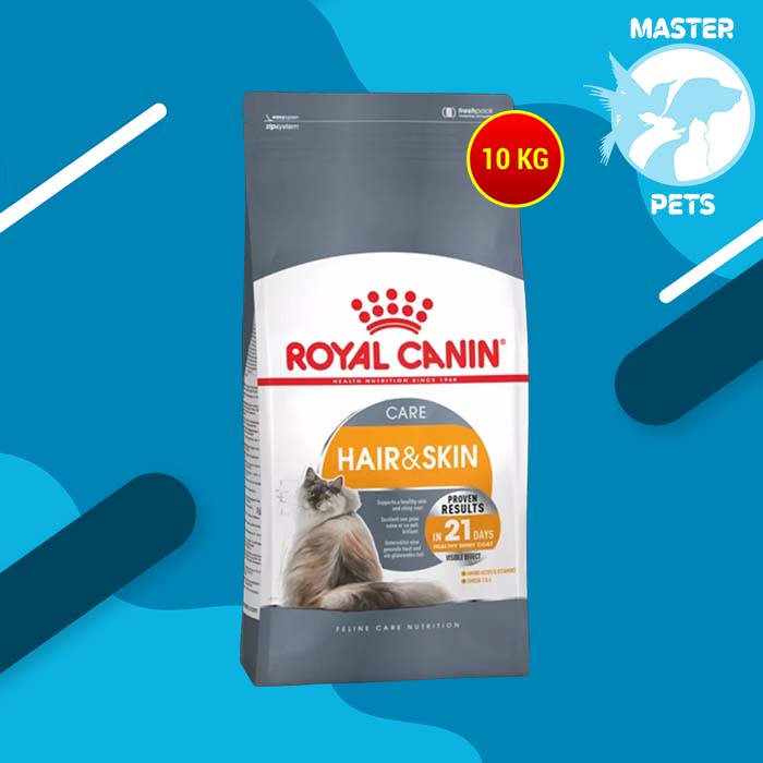 Makanan Kucing dewasa Royal Canin Hair &amp; Skin 10 kg Hair and Skin 10kg bulu