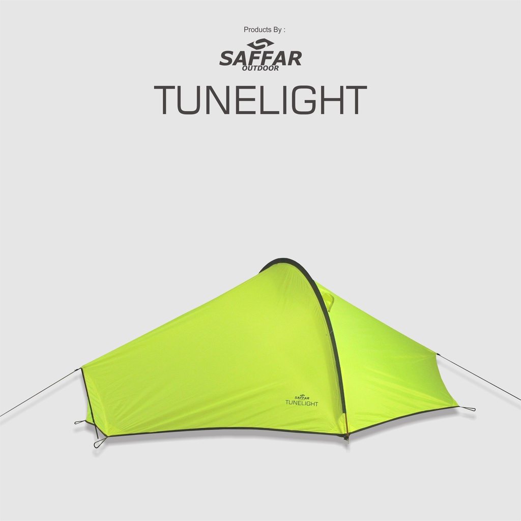 tenda camping ultralight tunelight saffaroutdoor tenda camping single frame alloy