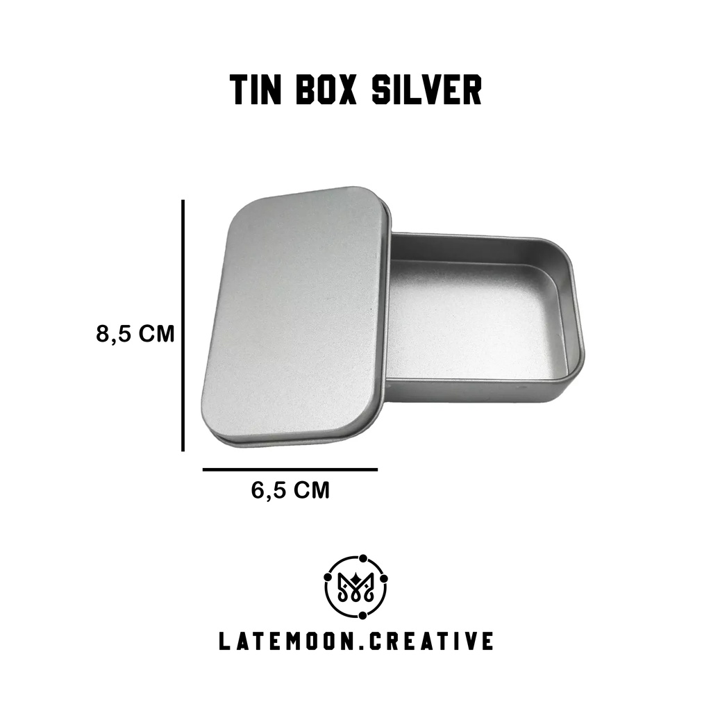 (BISA COD) BOX KECIL SILVER