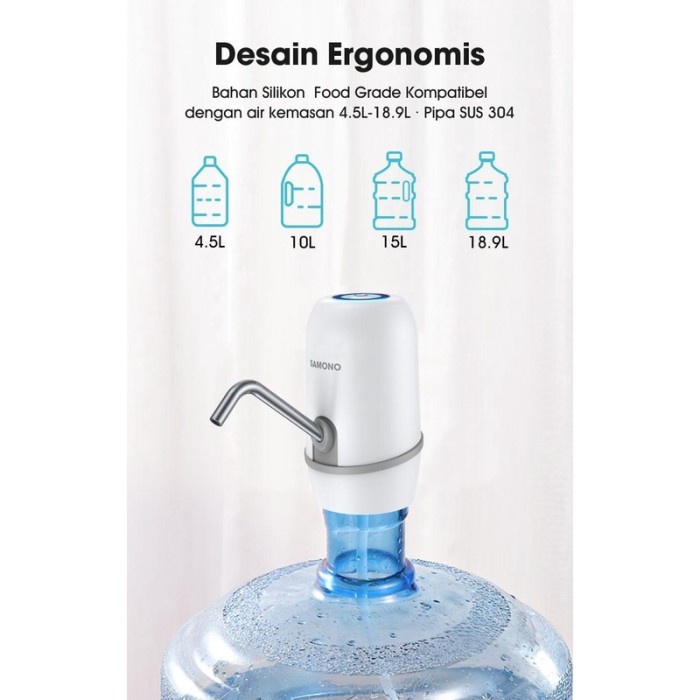 Samono pompa air galon elektrik SW-CQ03