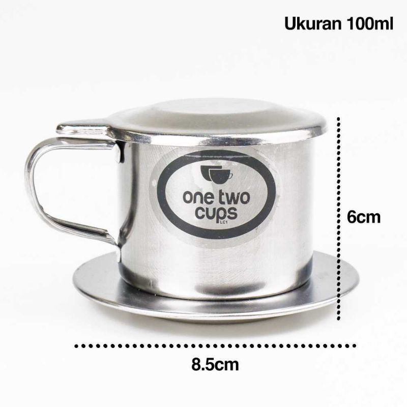 One Two Cups Filter Saring Kopi Vietnamese Coffee Drip Pot - LC1 100ml