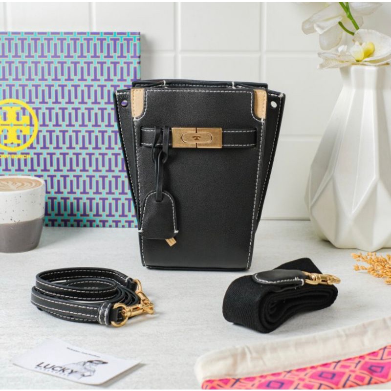 Tory Burch Lee Radziwill Petite Double Bucket Bag - ORIGINAL 100%