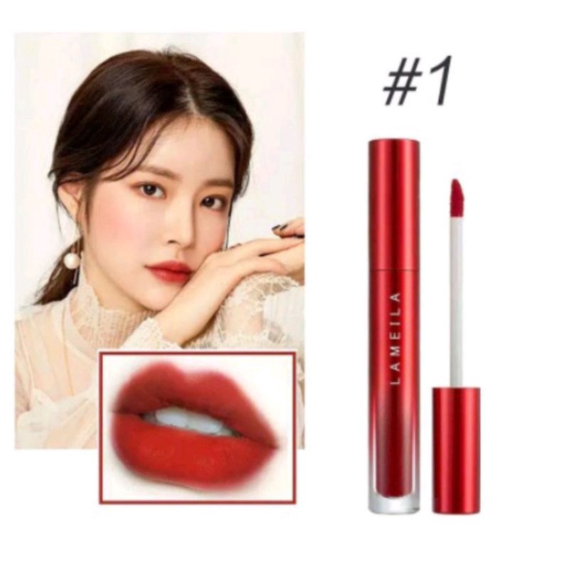 Lipstik LAMEILA 2026 velvet waterproof lip glaze berkualitas