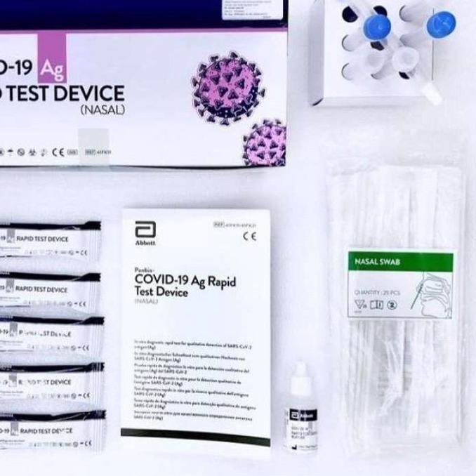 11.11✔️NEW ABBOTT SWAB PANBIO BIOQUICK ANTIGEN TEST ECER 1 SET / SWAB ANTIGEN NASAL AKURAT|SQ1