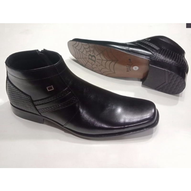 Sepatu Pantofel Boot Pria/Kulit Asli/Merek Bally/Pantofel Formal/Harga Terjangkau/Kualitas Bagus