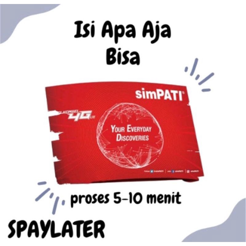 New Perdana Telkomsel, Isi Pulsa & Isi Saldo