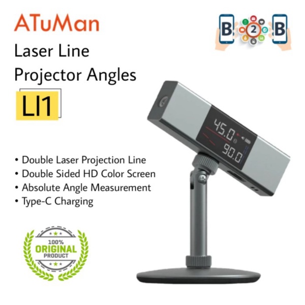 

Line Dijual Inclinometer - Angles AtuMan Diskon LI1 Dual Laser Duka Laser Projector