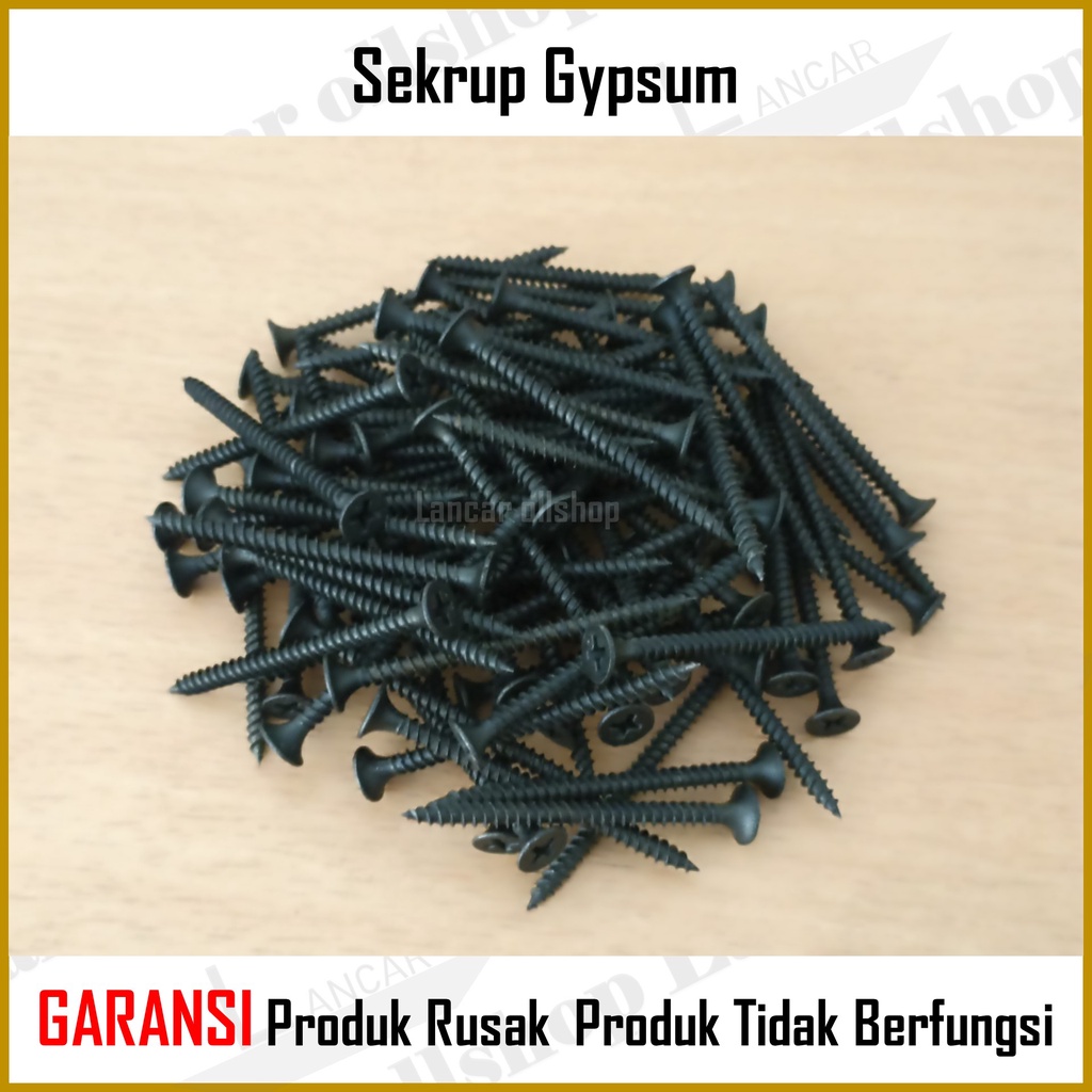 Sekrup Gypsum Baja / Baut Skrup Kayu Drywall Screw / Sekrup gypsum drywall skrup 1 dus Termurah