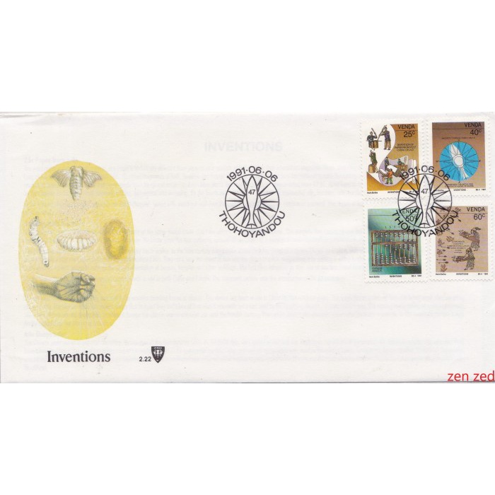 

A703 Prangko Venda FDC 1991 Epoch-making Inventions 1 Pcs
