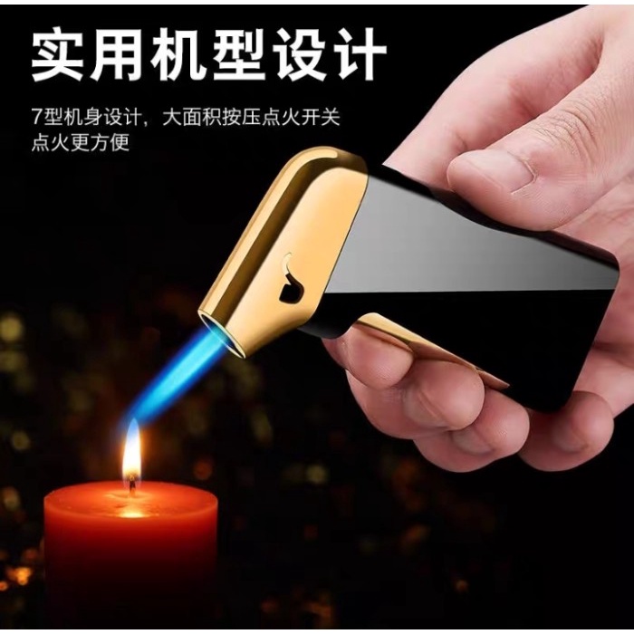 Korek Api Las Gas Menghu Xuan Cheng Smoking Set 1173