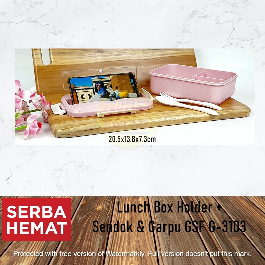 GG- Lunch Box Holder + Sendok &amp; Garpu G-3103 GSF