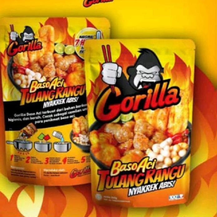 

ORD» GORILLA baso aci Gledek pedas gilaa/tulang rangu GORILLA Harga Murah