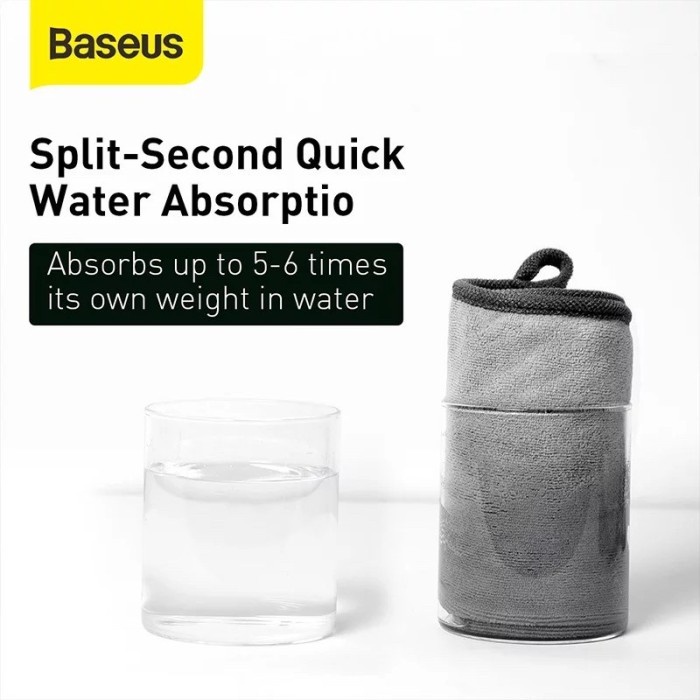 Baseus Kain Lap Microfiber Lap Mobil Lap Kaca Kain Polish Handuk Mobil #Original