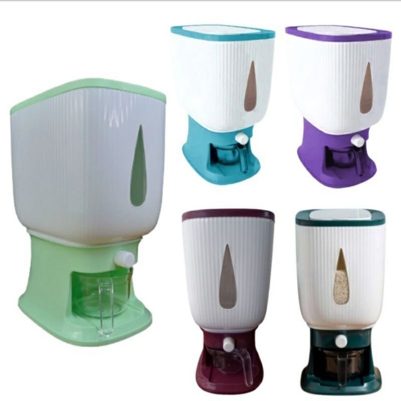 DISPENSER BERAS 10LITER BOX BERAS 10LITER PRAKTIS