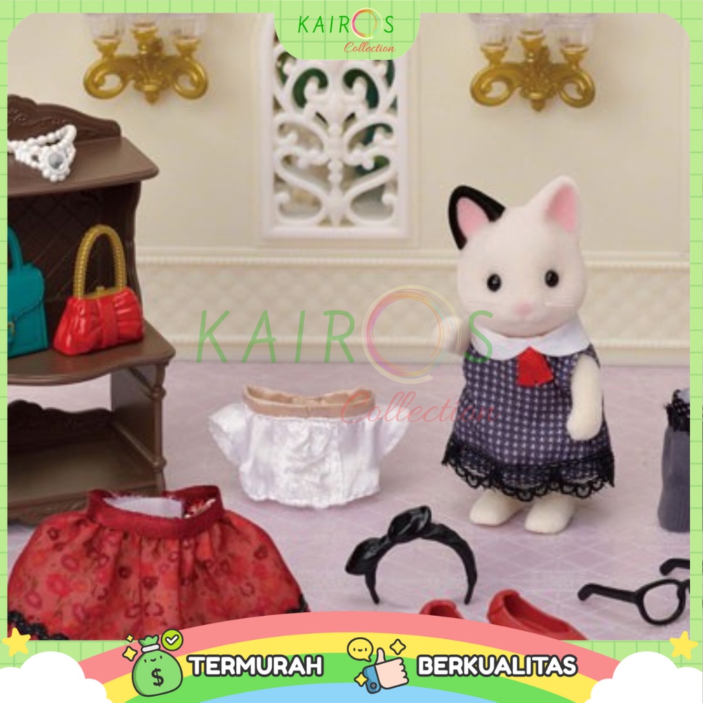 Sylvanian Families Fashion Play Set Town Girl Series Tuxedo Cat Over 140 Styles