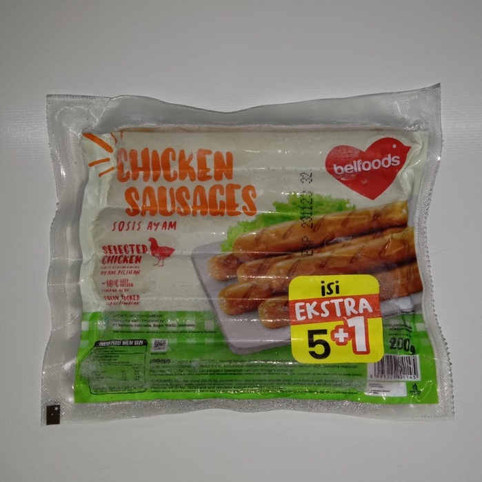 

BELFOODS Chicken Sausage 200 gram Sosis Bakar Belfood