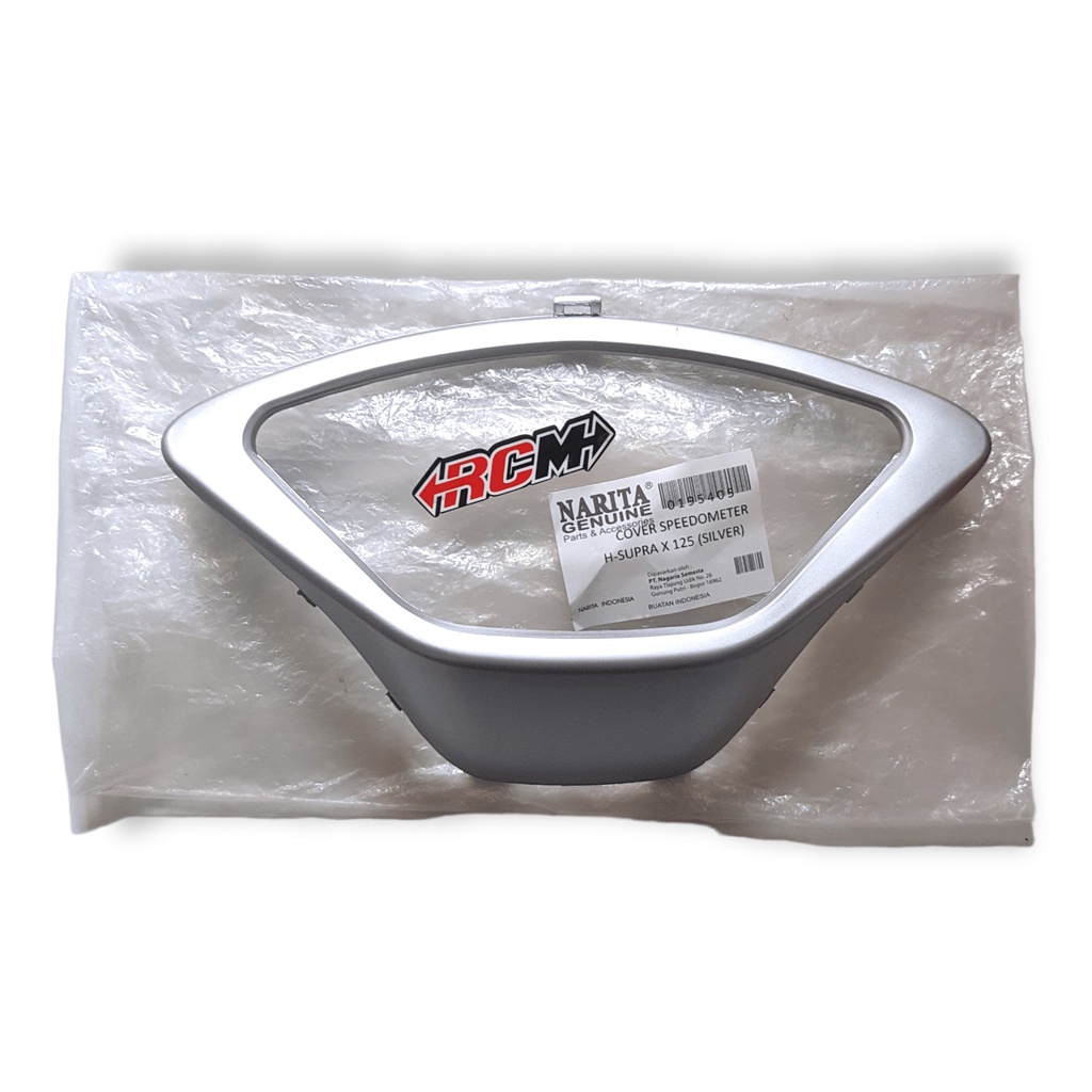 COVER RING LIST GARIS TEPI MIKI SPIDO SPEDO SPIDOMETER SPEDOMETER SPEEDOMETER KILOMETER HONDA SUPRA X125 X 125 SILVER BEST QUALITY BAHAN TEBAL JAMINAN KUALITAS
