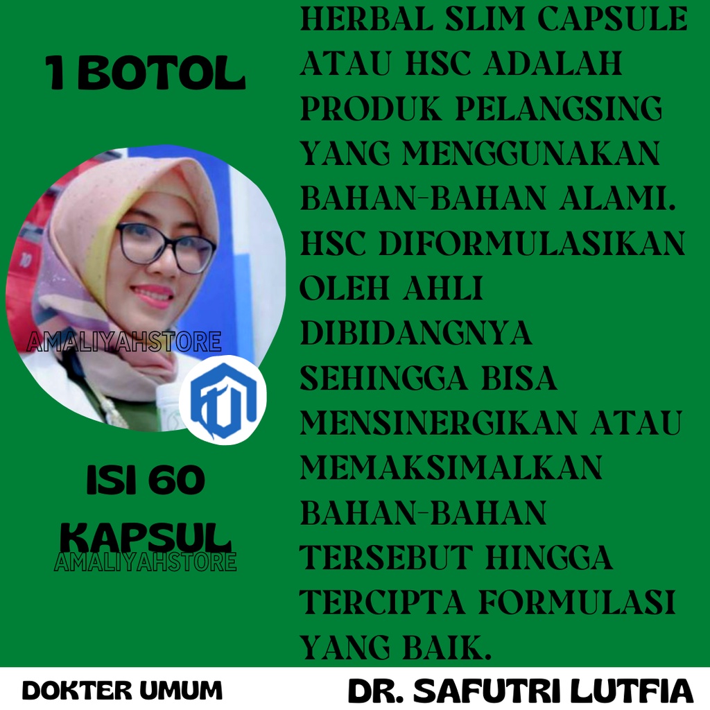 Obat Pengecil Perut Buncit Wanita Dan Pria Hsc Herbal Slim Capsul Obat Diet Herbal Pelangsing Badan Cepat Langsing Alami Rekomendasi Dokter Original Bpom