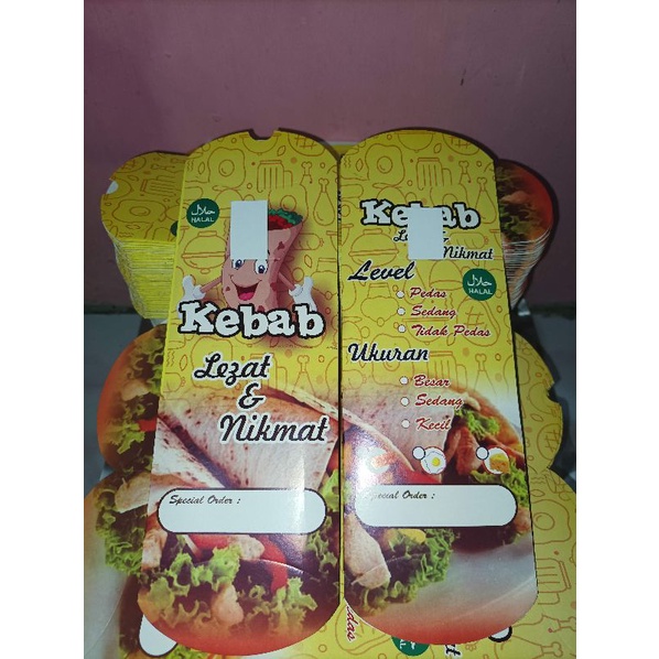 

Kemasan kebab non merk/kardus kebab tanpa merk/ 24 cm x 9 cm