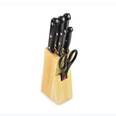 Pisau Set Dapur KRISCHEF 7 Pcs Block Set Knife