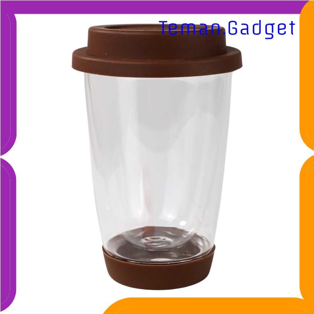 TG - DPR JANKNG Gelas Mug Kopi Anti Panas Double Wall Glass 350ml - XLSC-002