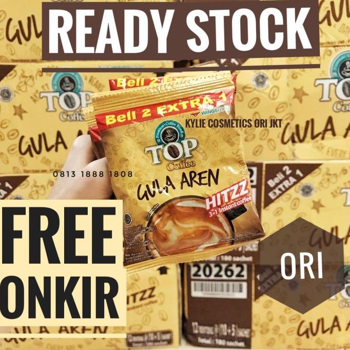 

[BISA COD] [ISI 15 SACHET] Top Kopi GULA AREN Coffee Instant RENCENG 22 gr Wings