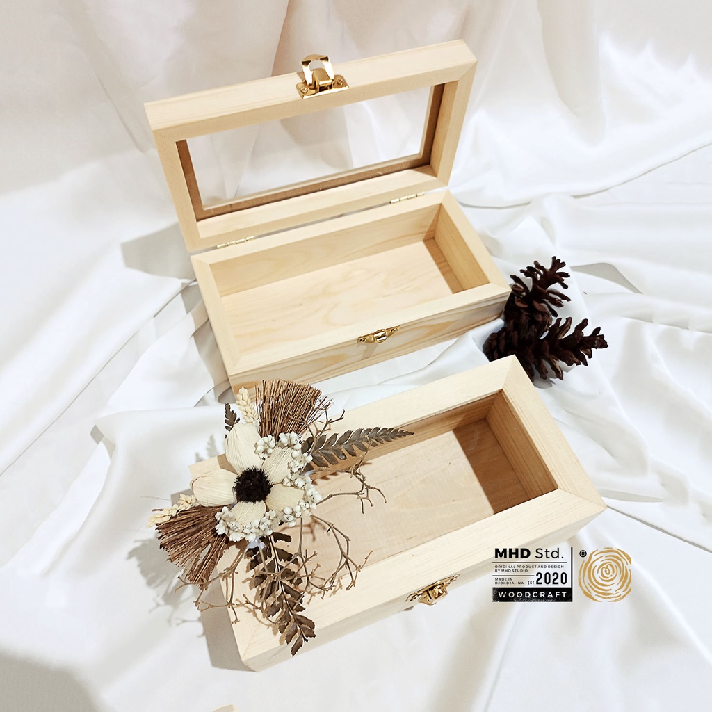 KOTAK UANG / BOX UANG JATI BELANDA RUSTIC