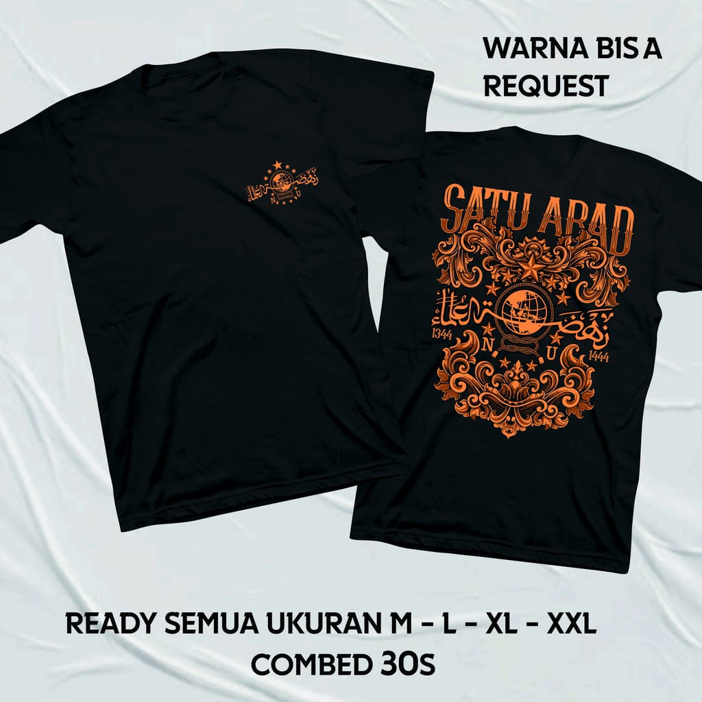 Kaos Custom Satu Abad NU Islam Desain Terbaru