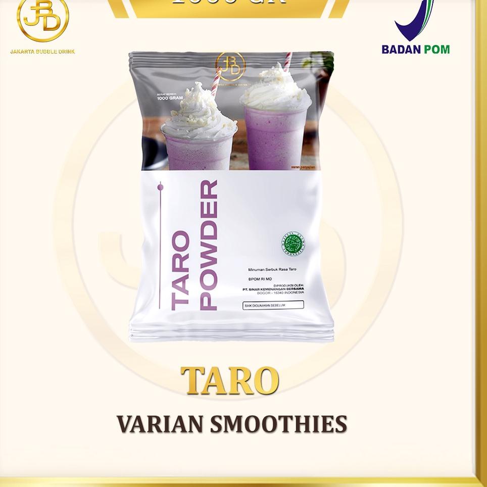 

(I5)6») Bubuk Minuman TARO Powder 1 KG - JBD | HALAL siap dikirim