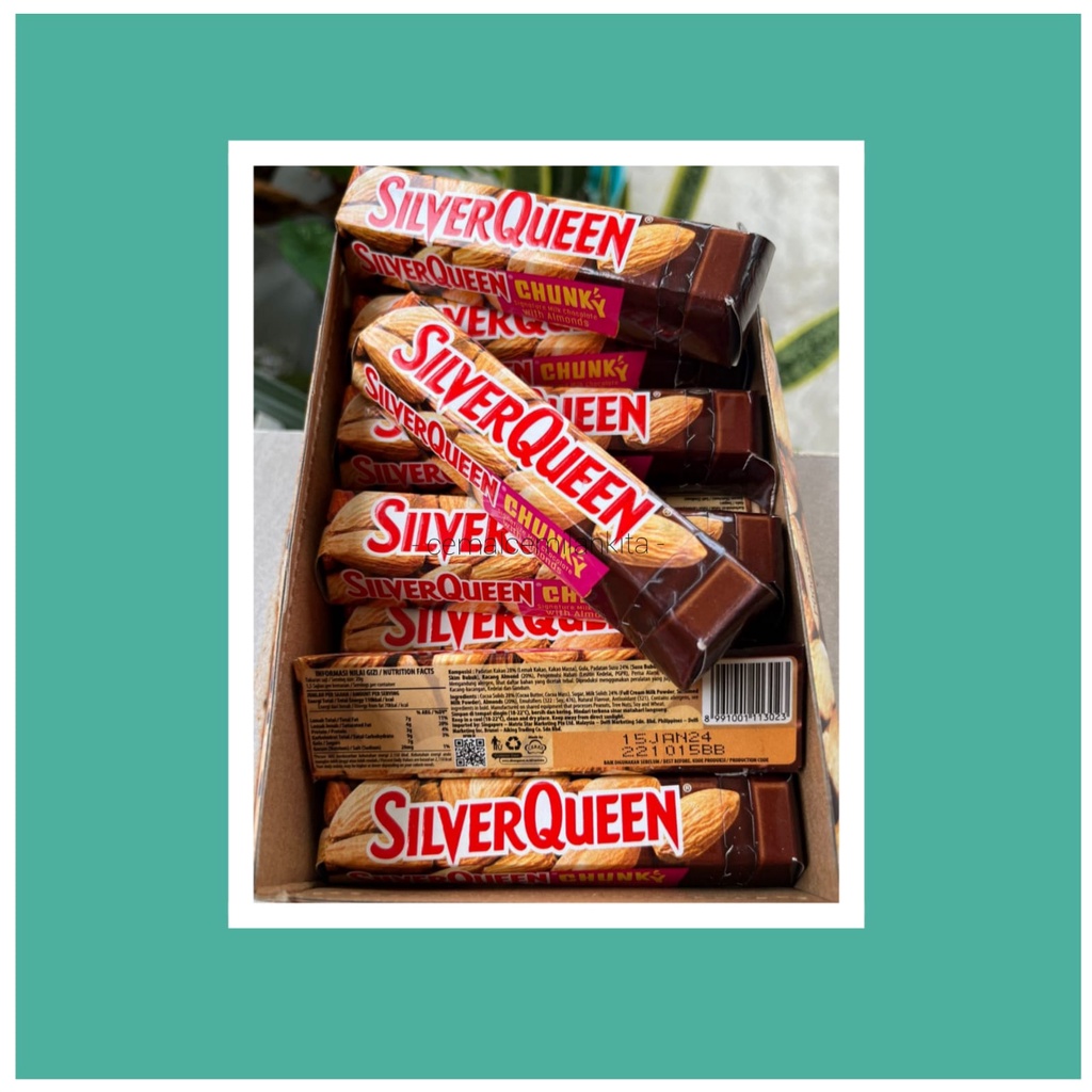 

Silverqueen Chunky Bar 30gr Satuan